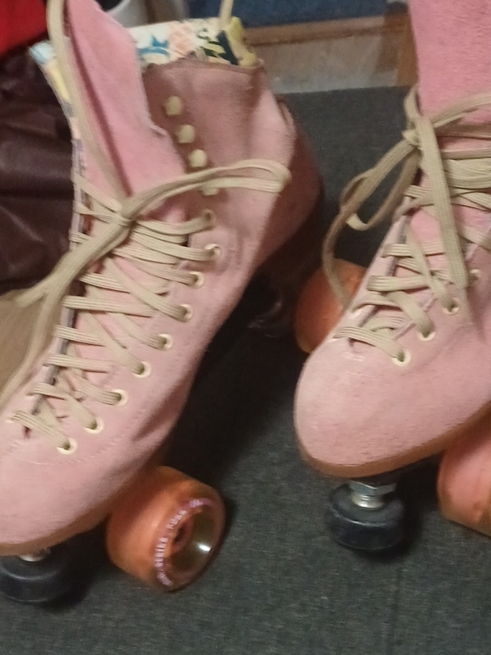 Riedel Pink High-Top Women's Roller Skates